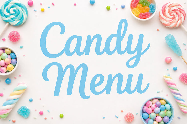 Candy Menu
