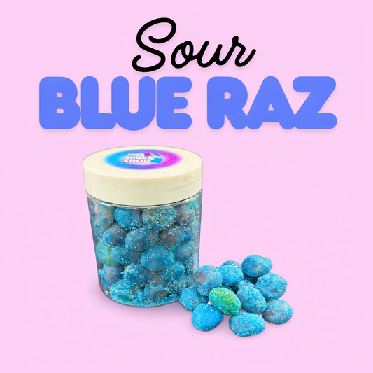 Sour Blue Raz Gushers